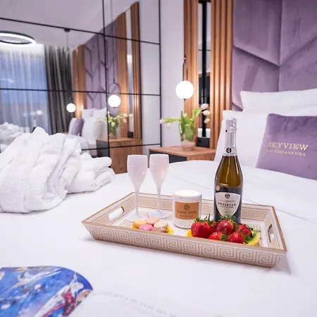 Jacuzzi & Sauna Skyview * 클루지나포카