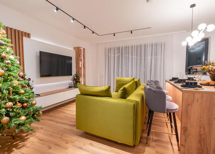 Jacuzzi & Sauna Skyview Appartement *