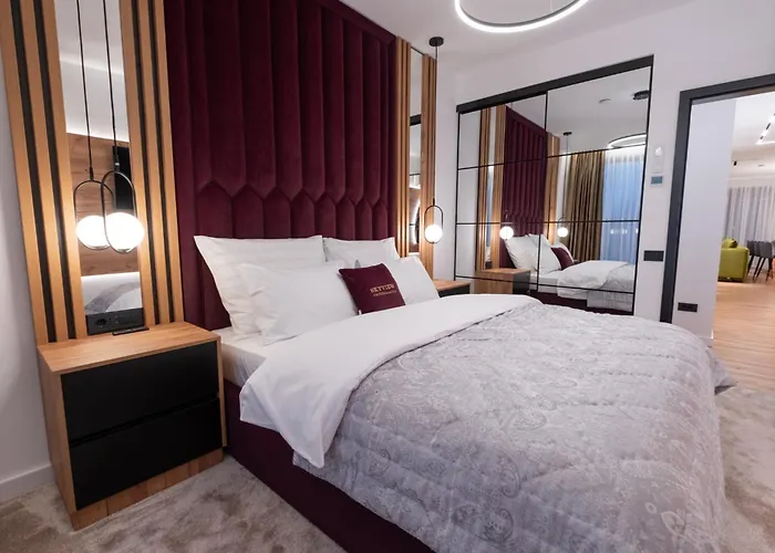 Apartmán Jacuzzi & Sauna Skyview Kluž