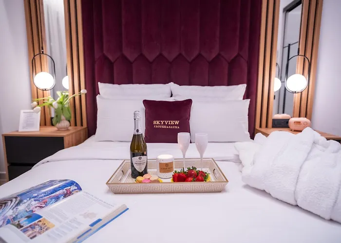 Jacuzzi & Sauna Skyview Apartmán